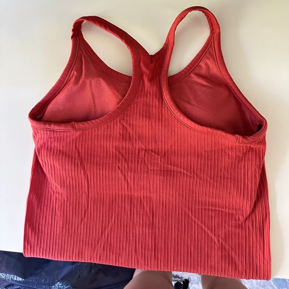 Dark Orange Razorback Athletic Tank - Picture 4 of 6